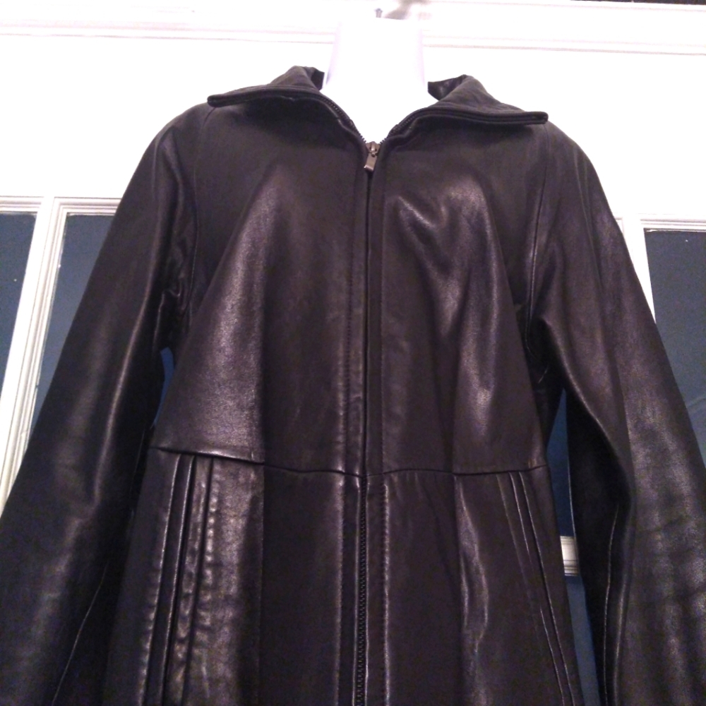 Jones of New York soft leather coat